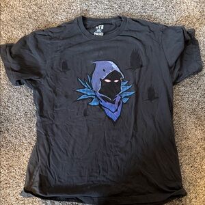 Black and Blue Uniqlo Fortnite Graphic Tee